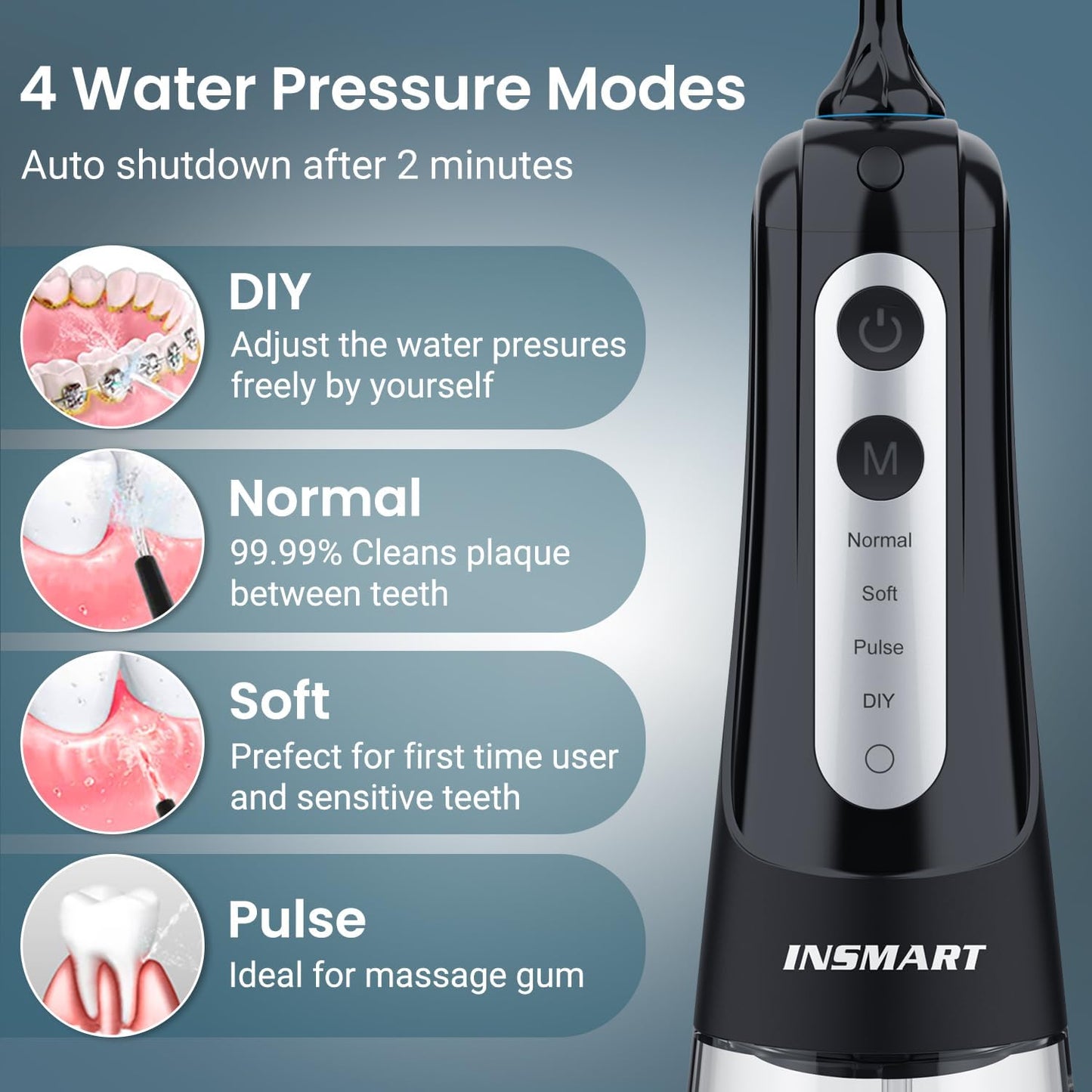 Water Flosser for Teeth Cordless